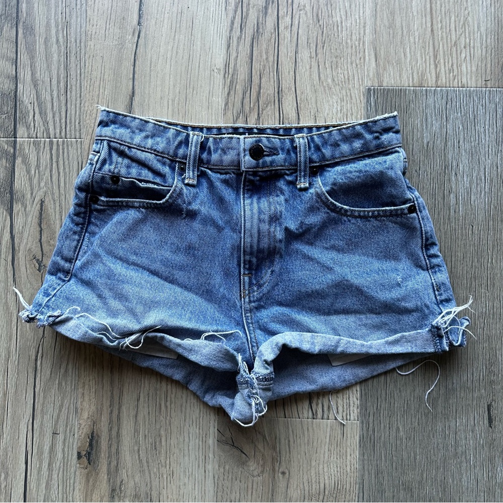 Alexander Wang Rolled Denim Shorts 24